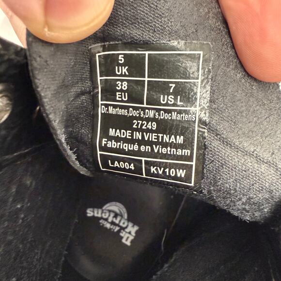 Dr. Martens 1460 Wild Croc Leather Boots Size 7 - Picture 6 of 6